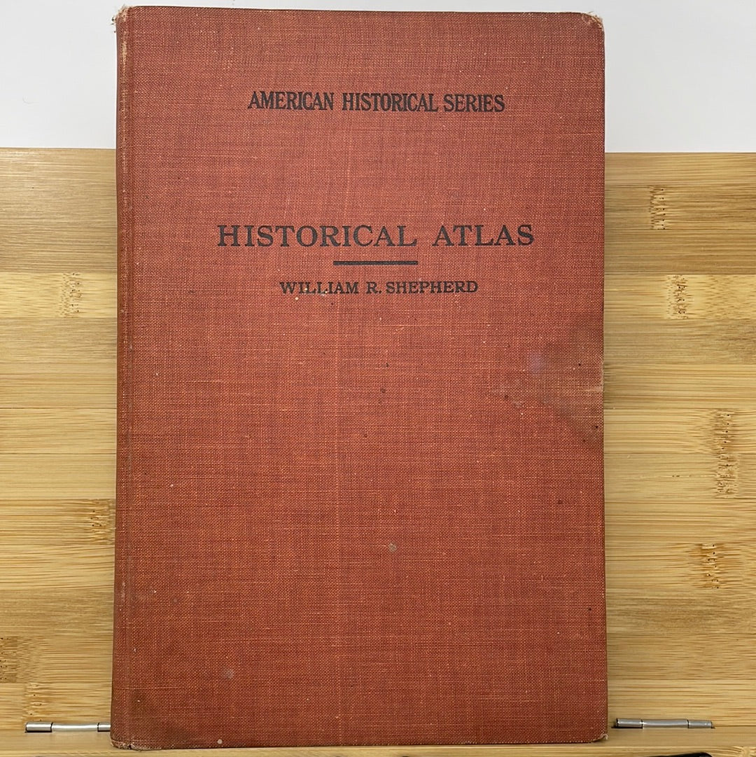 Used vintage American historical series historical Atlas by William R Sheppard