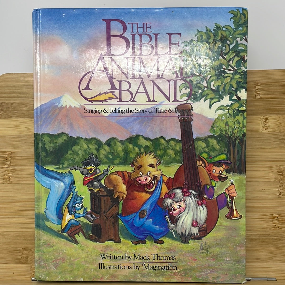 The Bible animal band singing and telling the story of time in forever written by Mack Thomas