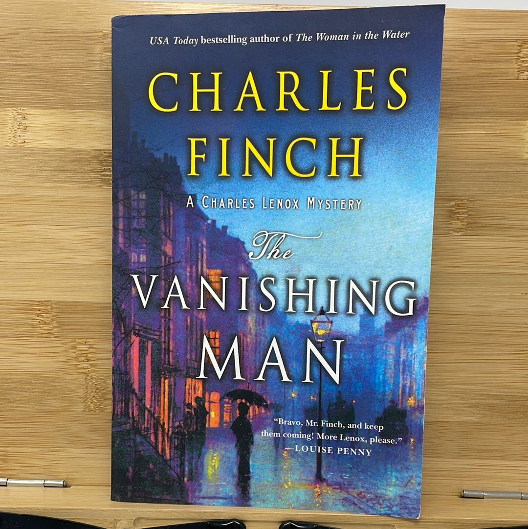 The vanishing Man by Charles Finch
