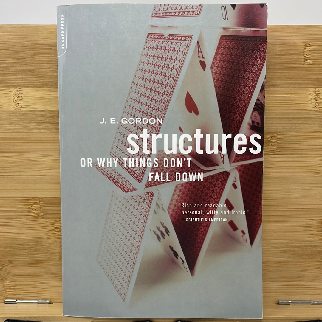 Structures or why things don’t fall down by JE Gordon