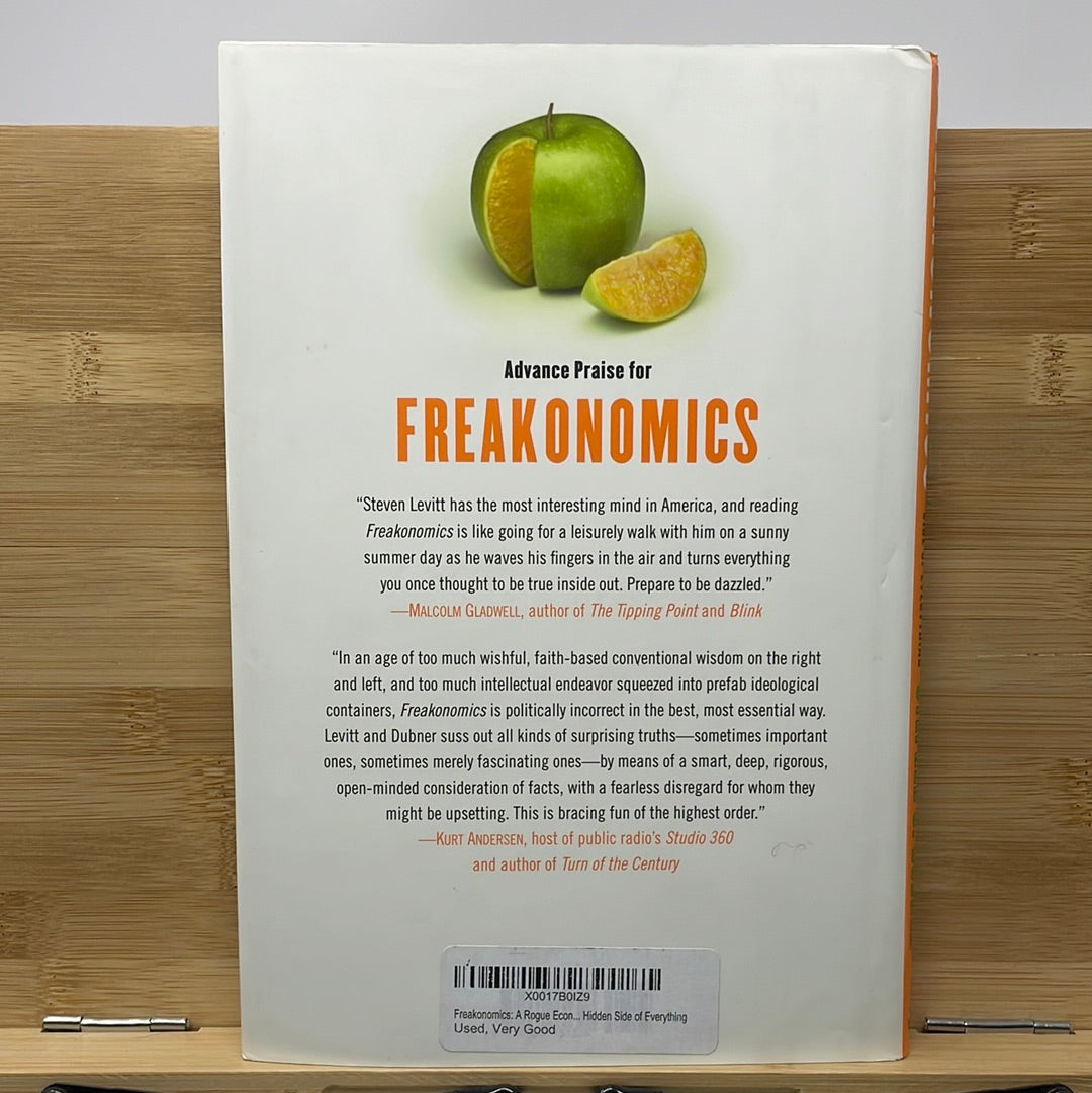 Freakonomics by Steven D Levitt and Stephen J dubbet
