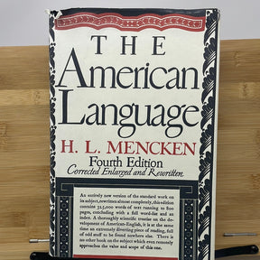 The American language by HL Mencken