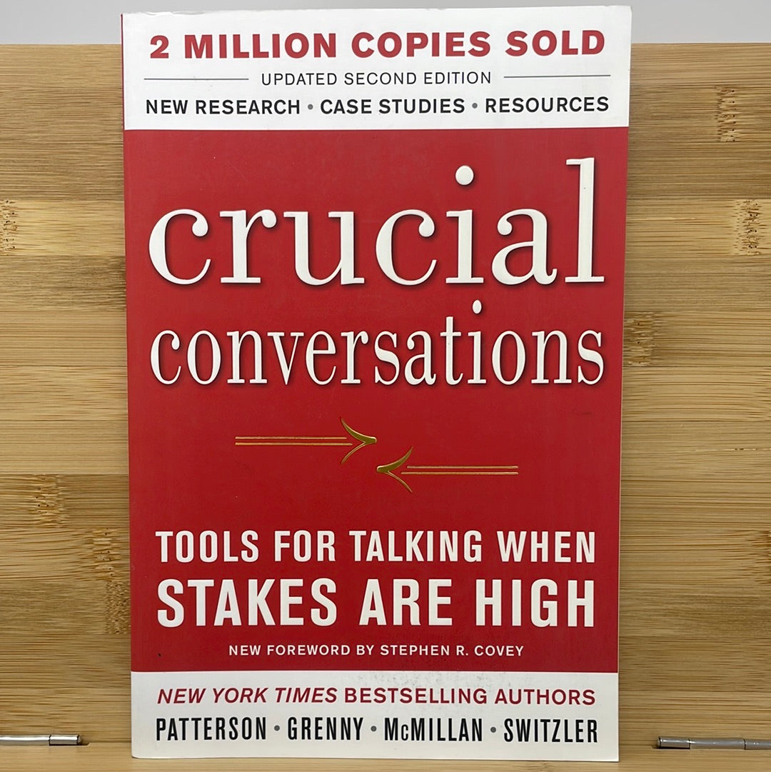 Crucial conversations tools for talking when stakes are high